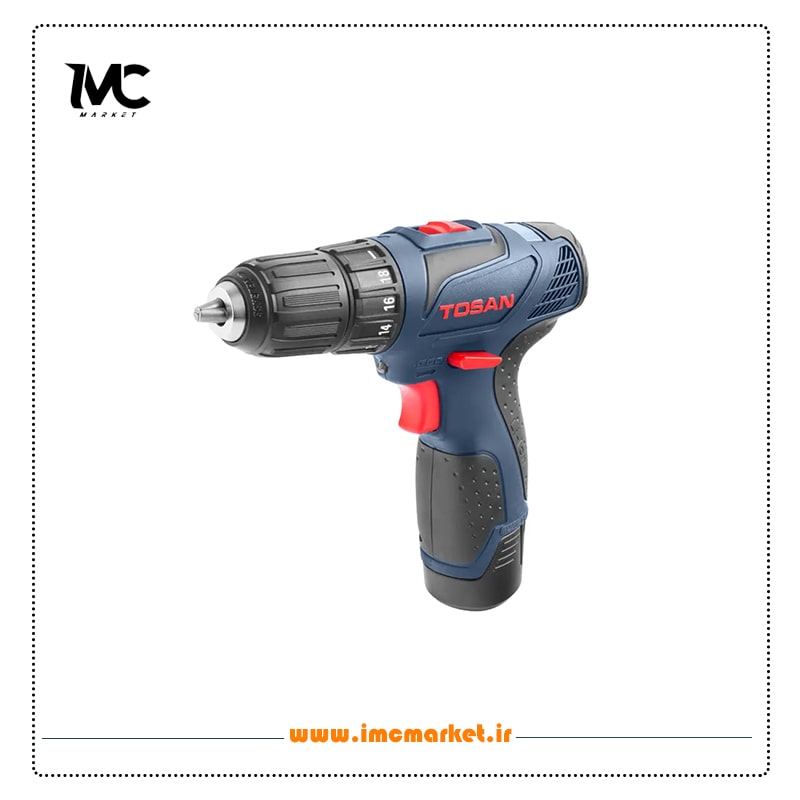دریل پیچ‌گوشتی شارژی 12 ولت توسن مدل 9012SCX