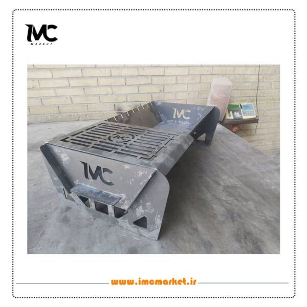 منقل کبابی با صفحه گریل