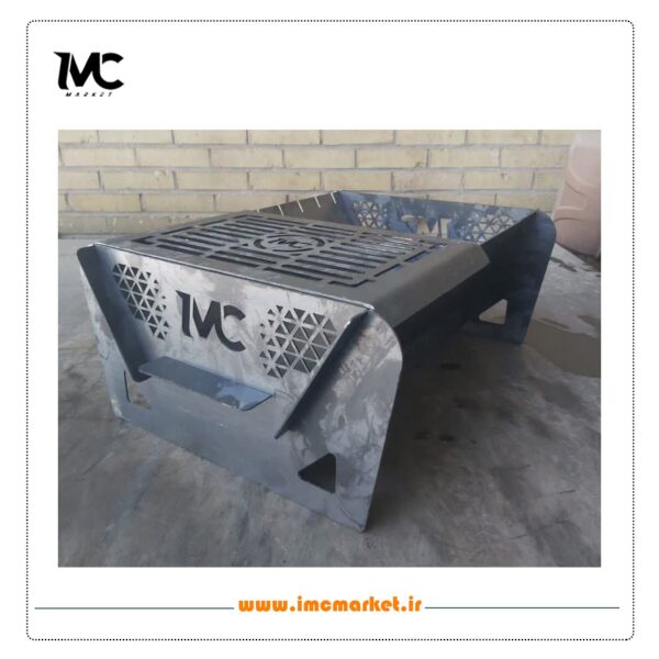 منقل کبابی جمع‌شو IMC سایز 50 با صفحه ماهیتابه