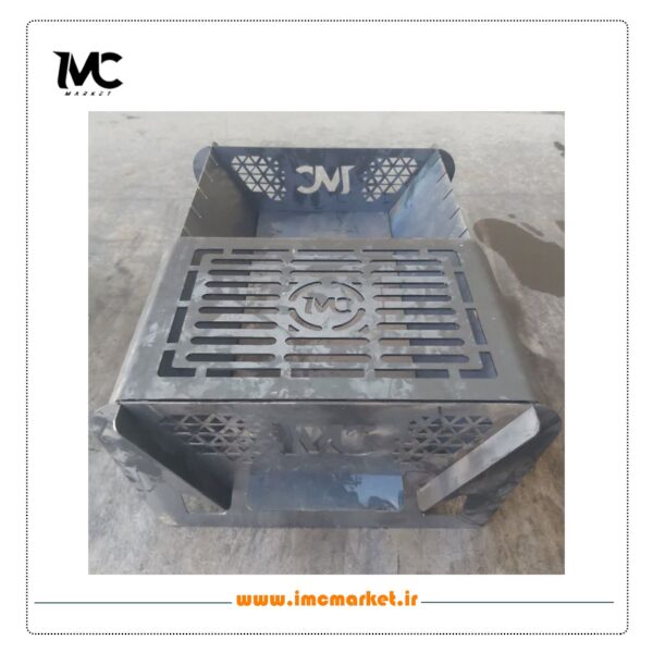 منقل کبابی جمع‌شو IMC سایز 50 – مجهز به صفحه مخصوص قابلمه و ماهیتابه